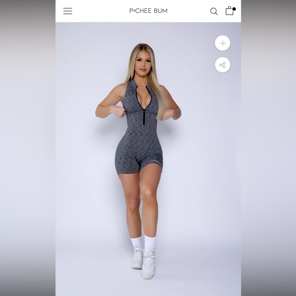 Pcheebum Scrunch Butt Romper